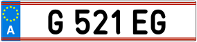 Truck License Plate